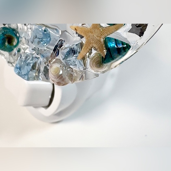 🐢 Coastal Sea Turtle Night Light - Sea Glass & REAL Florida Coast Sea Sh… - Picture 6 of 10